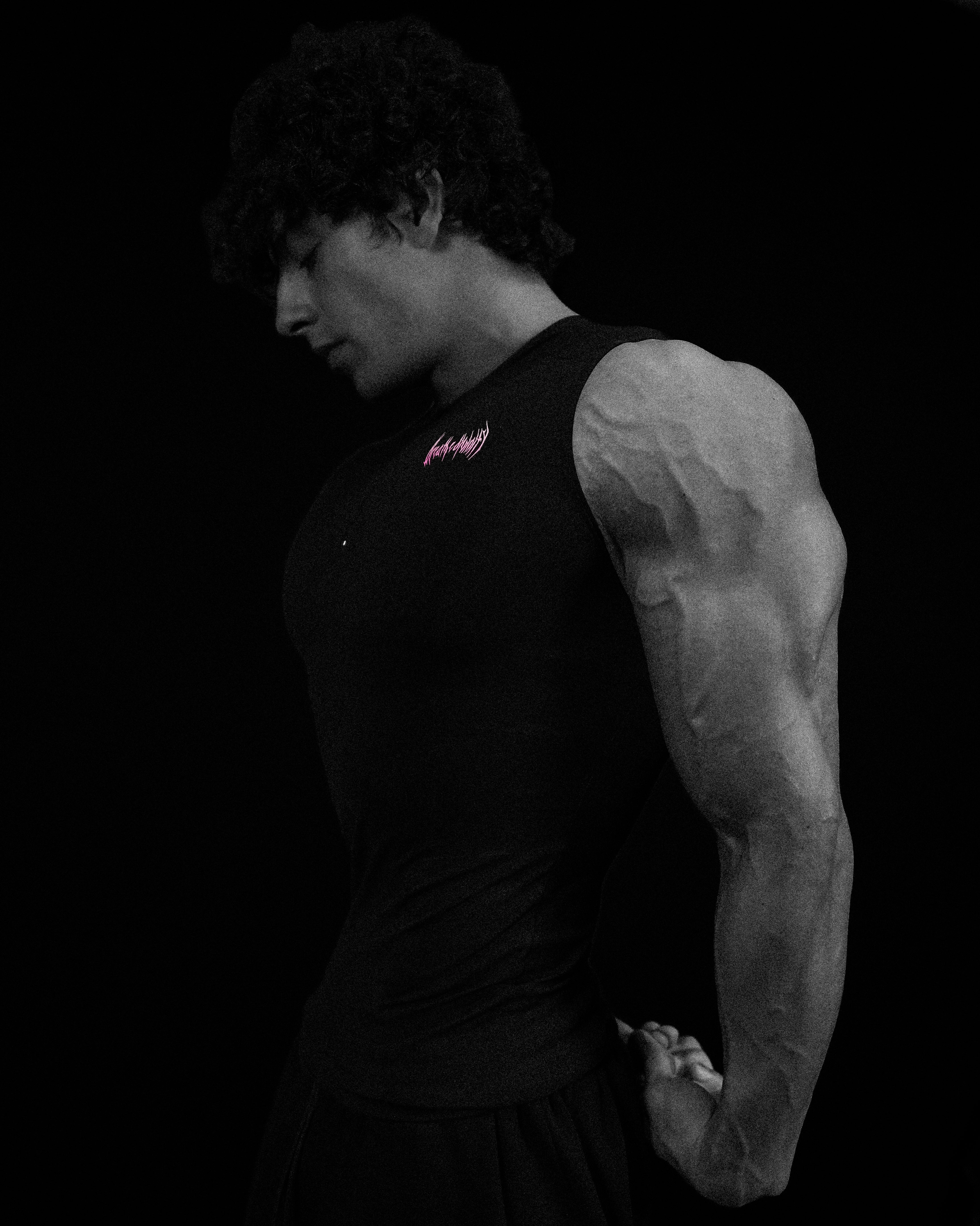 Void Tech™ Eternal Quarter zip Cut-off Compression [BLOSSOM PINK