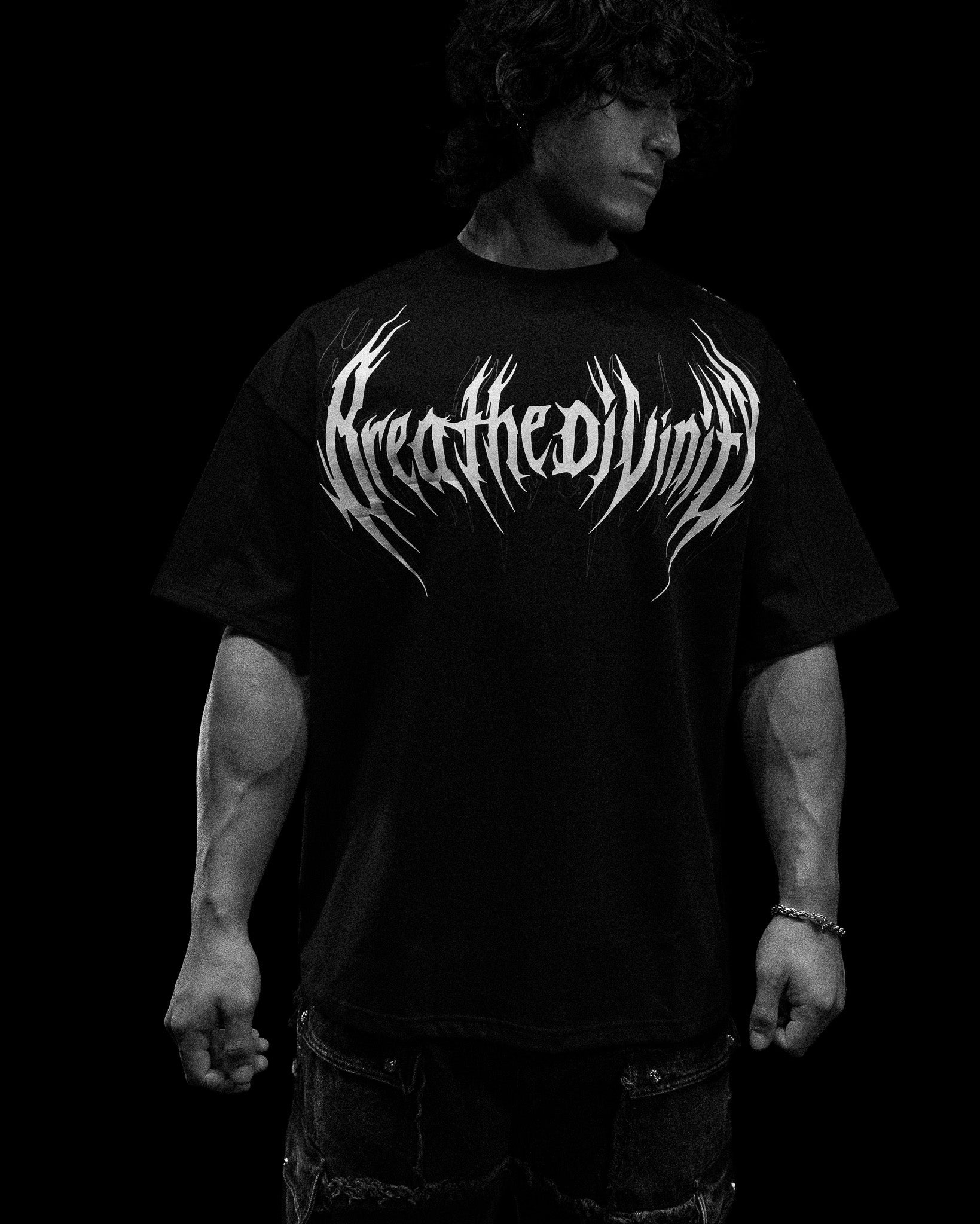 Hellspawn Ruined Oversized T-shirt [VOID BLACK] – Breathedivinity