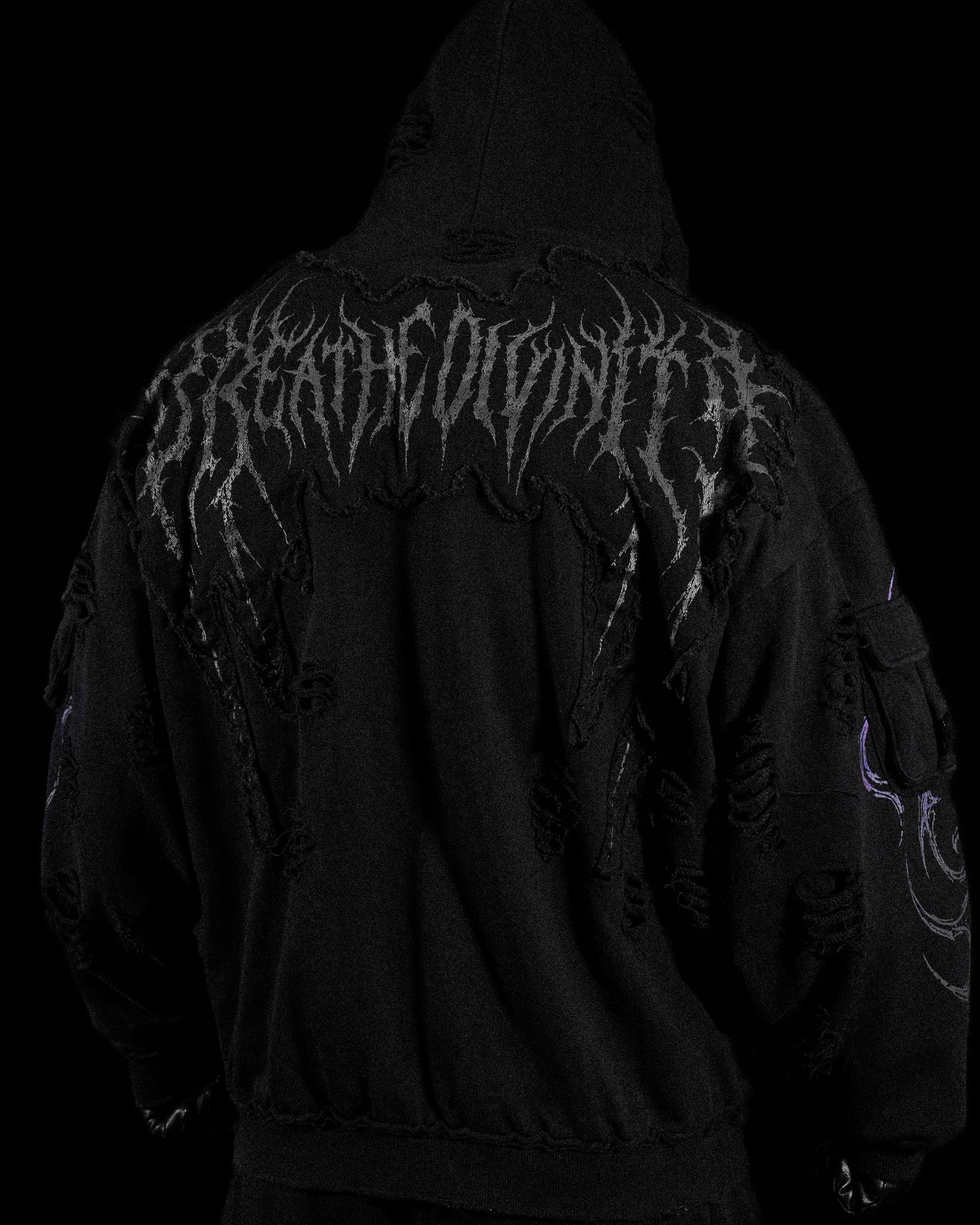 Vindicator Tarnished Cargo Oversized Zip-up Hoodie [REVENANT