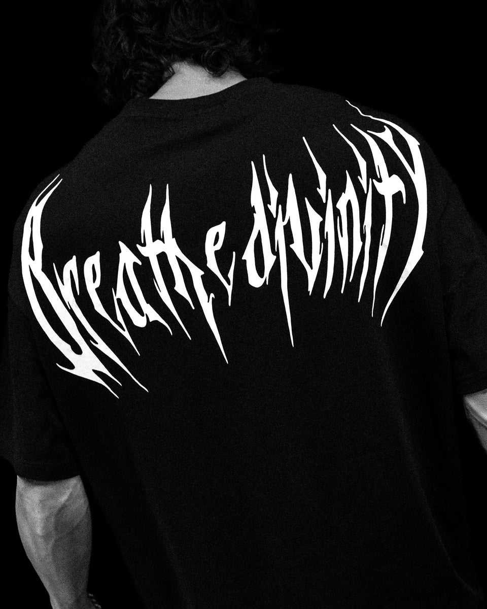 Essential Box Logo Lightweight T-shirt [VOID BLACK] – Breathedivinity