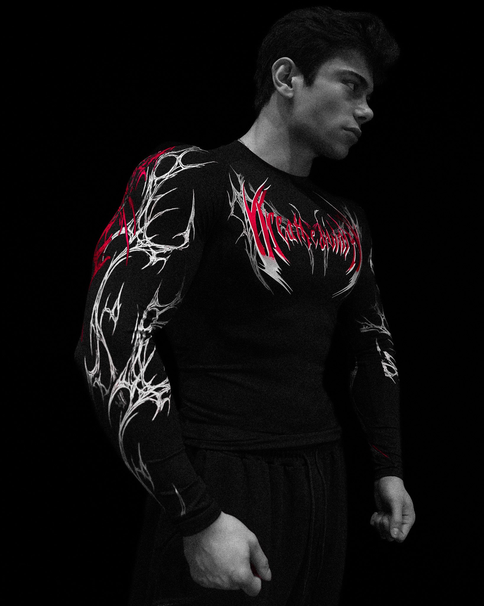 Void Tech™ Infernal longsleeve Compression [INFERNO] | Breathedivinity