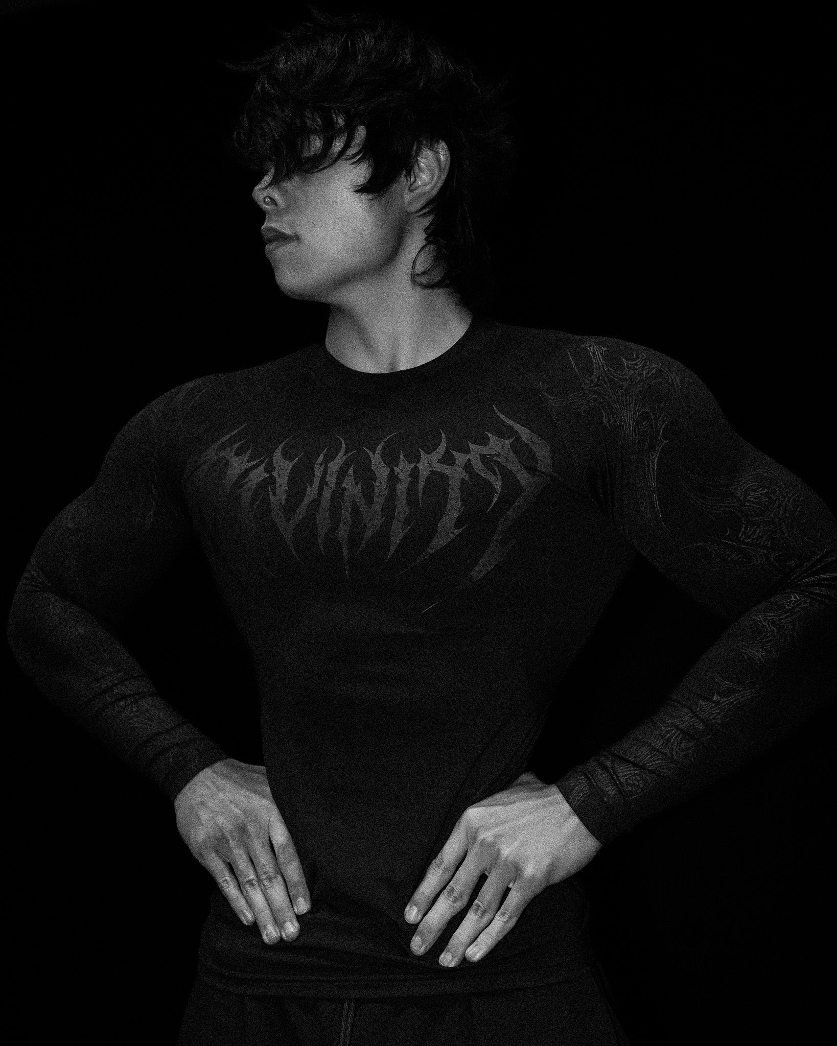 Void Tech™ Infernal longsleeve Compression [DARKNESS