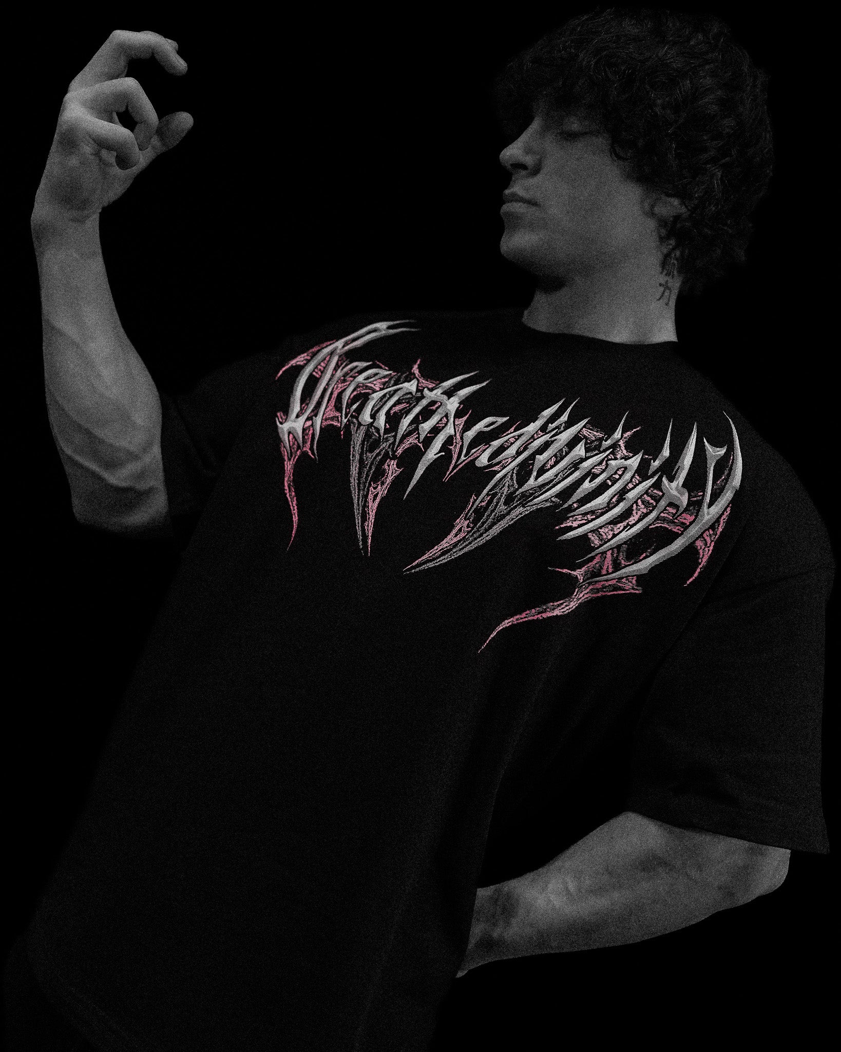 Dragon Blade Oversized T-SHIRT [VOID BLACK] | Breathedivinity
