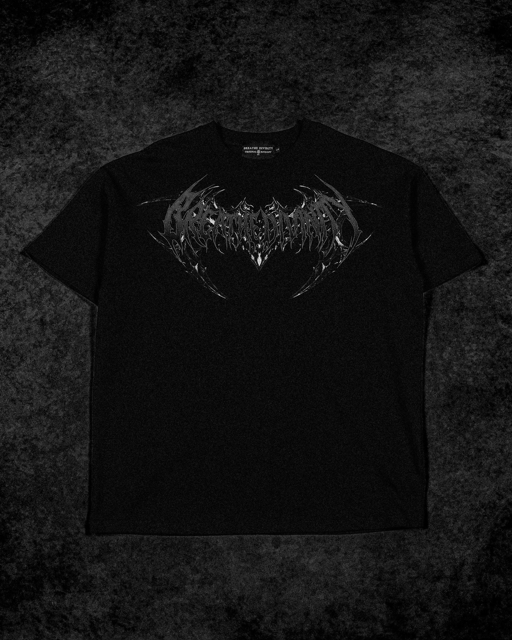 Shadow Monarch Oversized T-shirt [VOID BLACK] – Breathedivinity