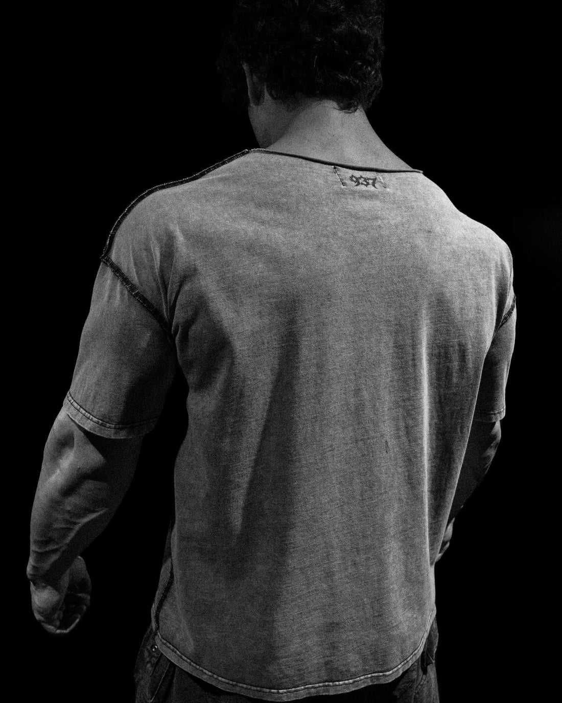 Condemned Oversized Tunic Tee [GHOST]