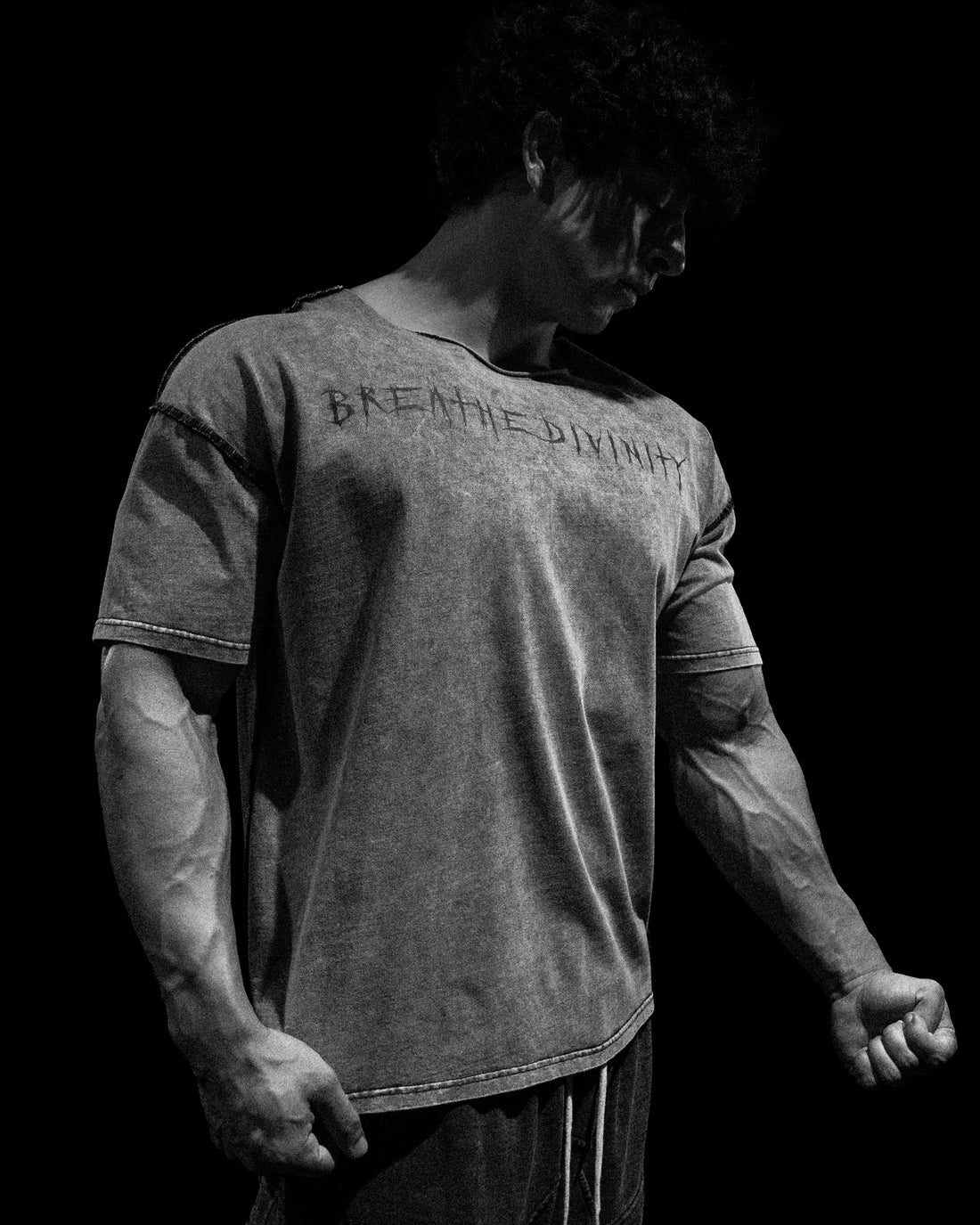 Condemned Oversized Tunic Tee [GHOST]