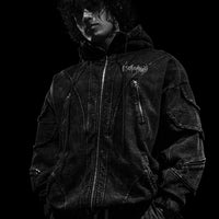 Mercenary Tactical Oversized Full-Zip Hoodie [GHOST]
