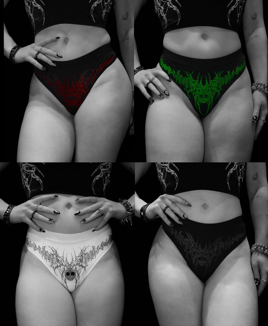 Women's Void Tech Spider Corpse Underwear [4-pack]