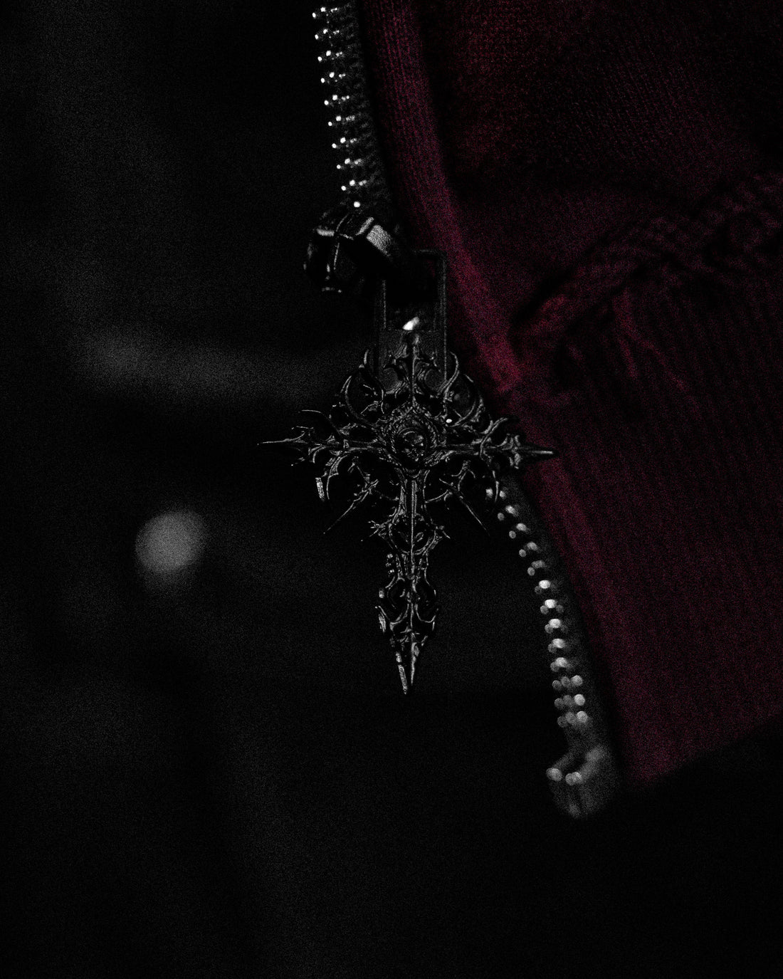 Ruined Oversized Zip-up Hoodie [VIOLA]