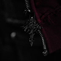 Ruined Oversized Zip-up Hoodie [VIOLA]