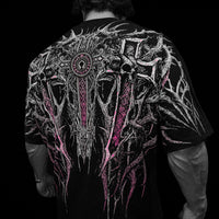 Heaven's Gate Oversized T-shirt [BLOSSOM PINK]