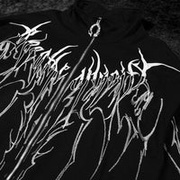 Obsidian Oversized Zip-up Jacket [MIDNIGHT]