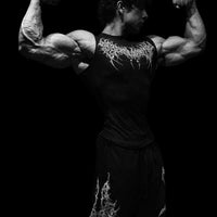 Void Tech™ Cyber Skeleton Cut-off Delt Compression [VOID BLACK]