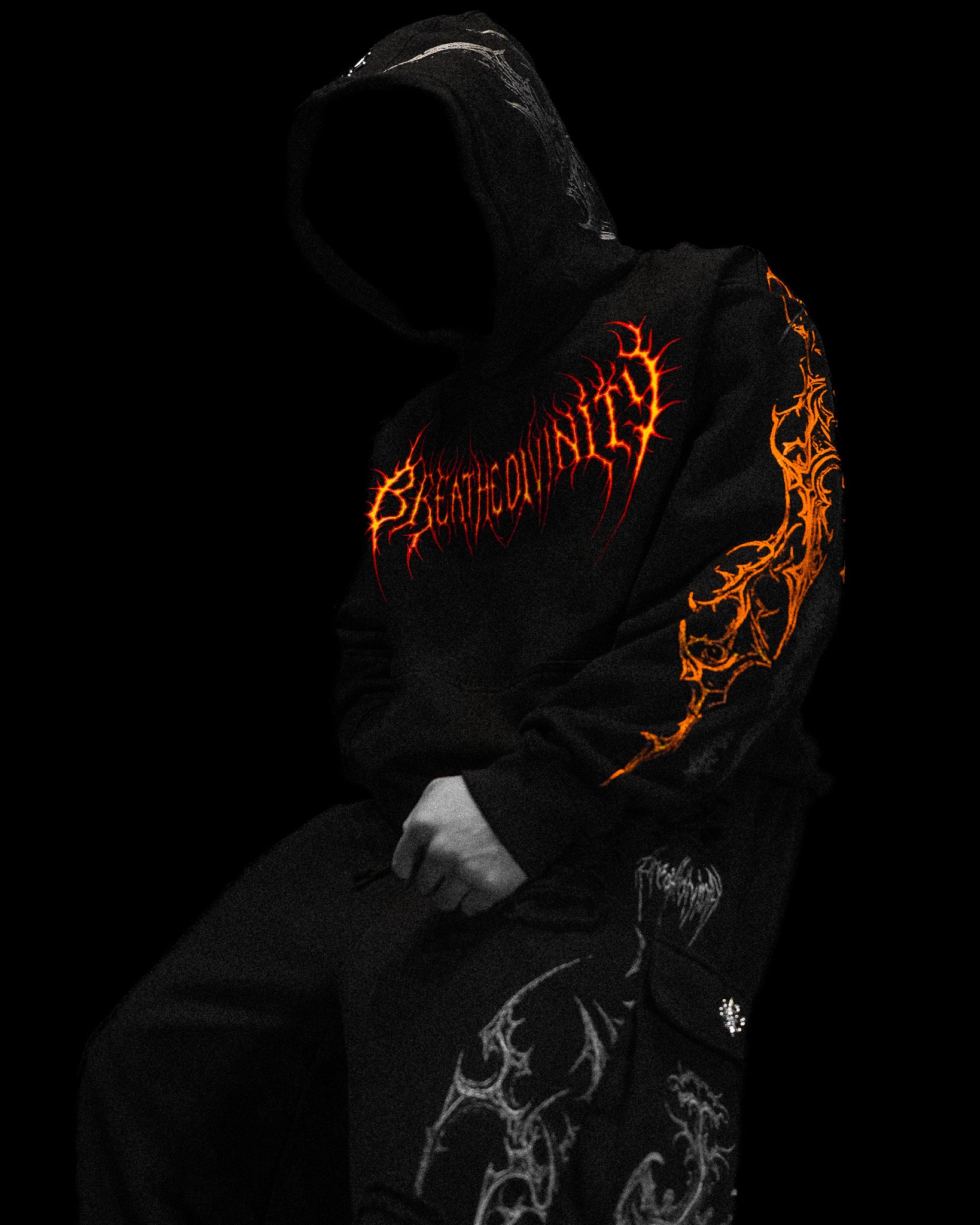 Dragon Blade Oversized Pullover Hoodie [INFERNO] – Breathedivinity