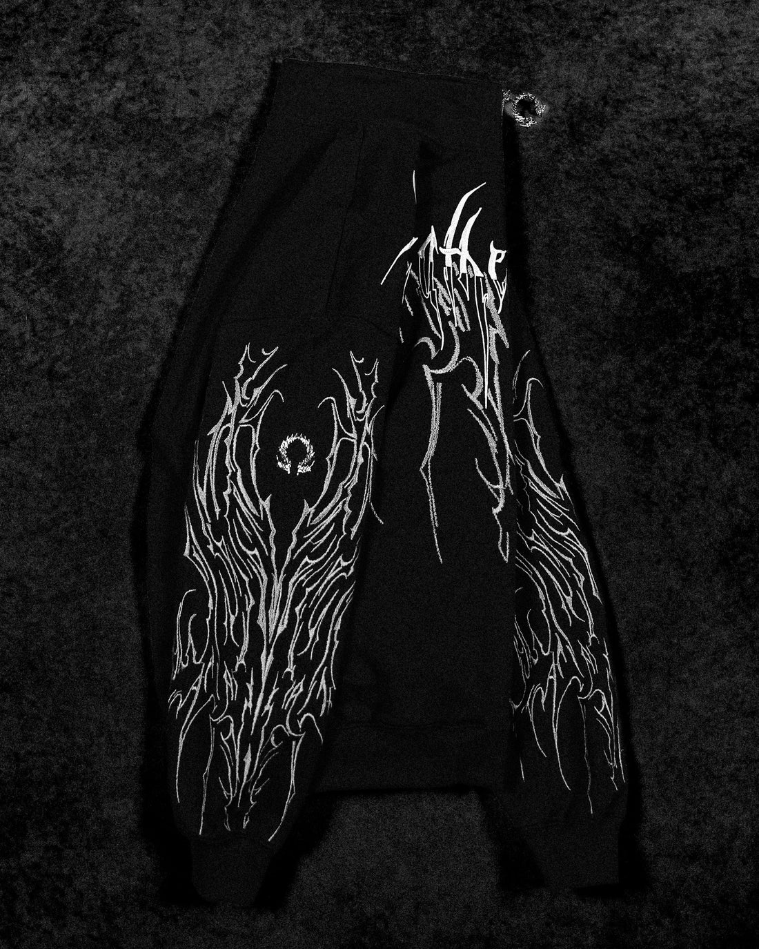 Obsidian Oversized Zip-up Jacket [MIDNIGHT]