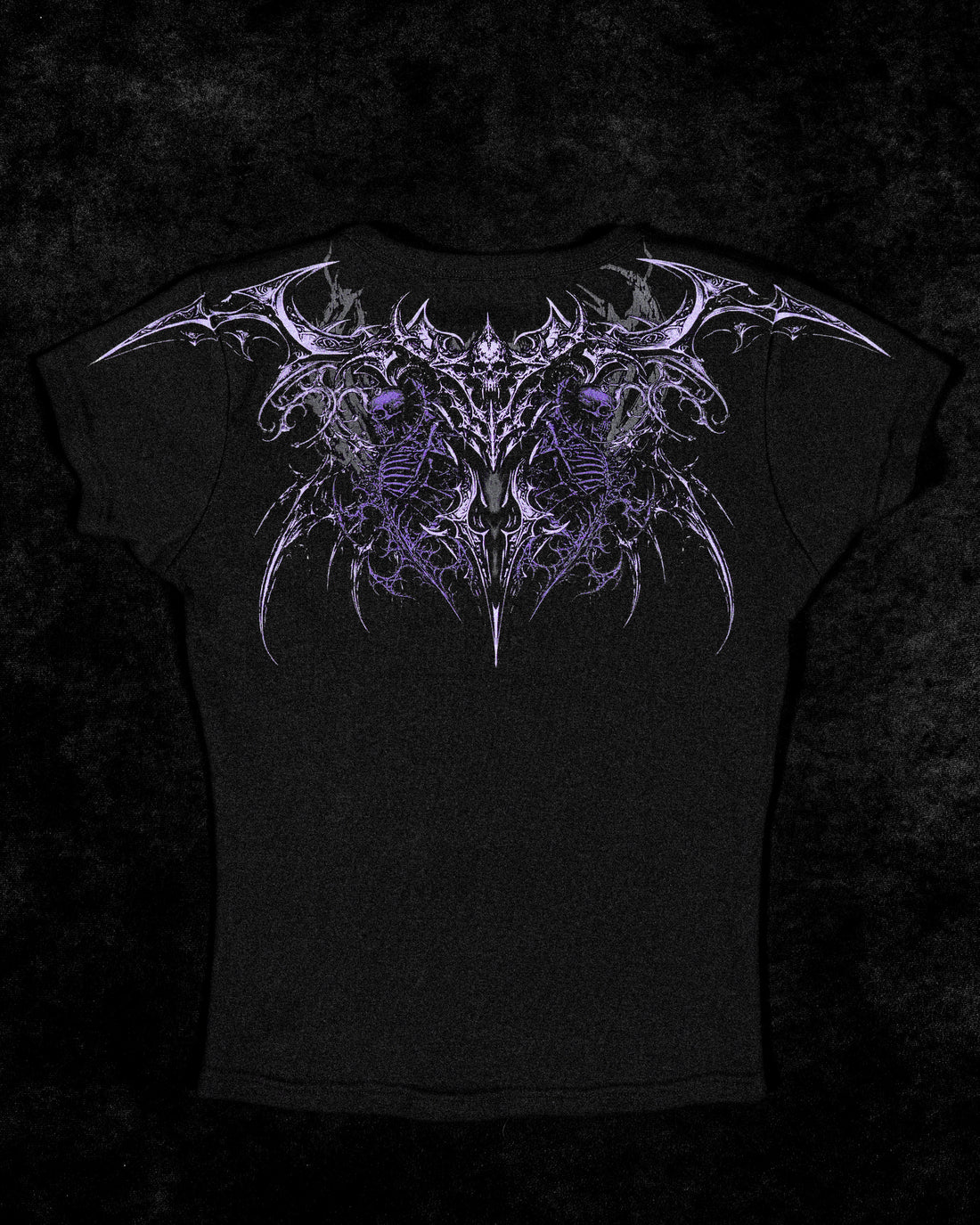 Women's Death Sigil Baby Tee [DUSK]