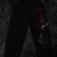 Fallen Knight Uncuffed Banana shape sweatpants [NIGHTMARE]