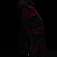 Women's Duskraven banana shaped Uncuffed Cargos [NIGHTMARE]