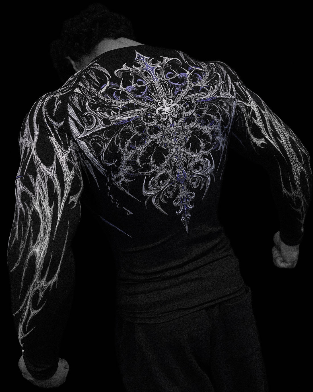 Void Tech™  Fallen Knight longsleeve Compression [HOLLOW PURPLE]