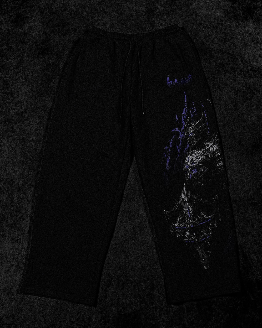 Fallen Knight Uncuffed Banana shape sweatpants [DUSK]