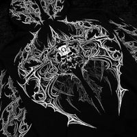 Deathwing Oversized Zip-up Hoodie [VOID BLACK]