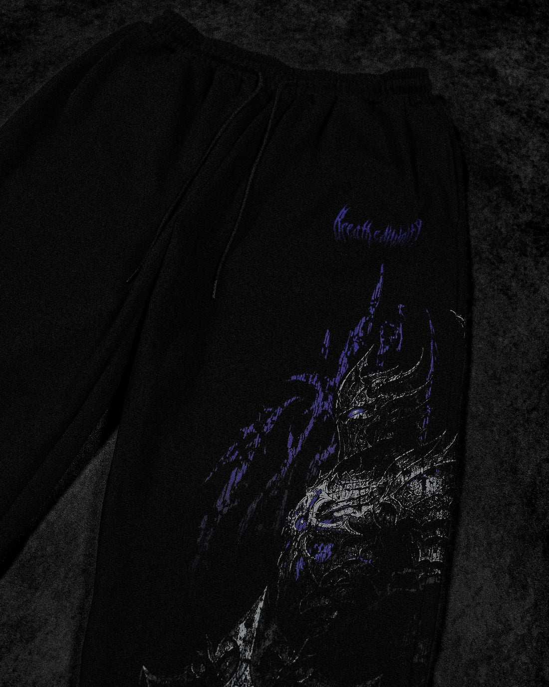 Fallen Knight Uncuffed Banana shape sweatpants [DUSK]
