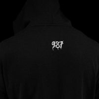 Grim Reaper Embroidered Oversized Zip-up Hoodie [GHOST]