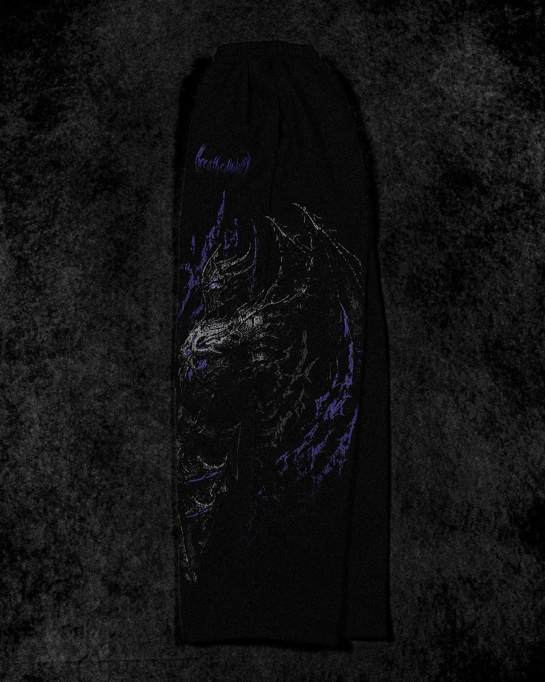 Fallen Knight Uncuffed Banana shape sweatpants [DUSK]