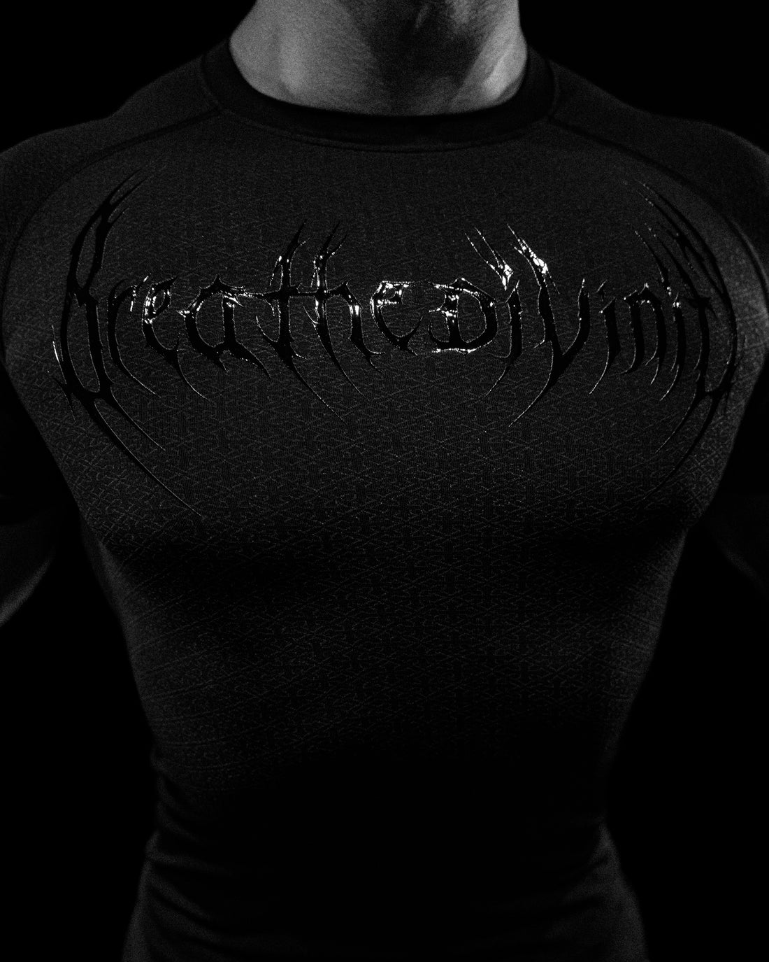 Doom Tech™  Armored Venom Texture Short sleeve Compression [DARKNESS]