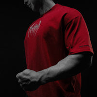 Eclipse Oversized T-shirt [CRIMSON]