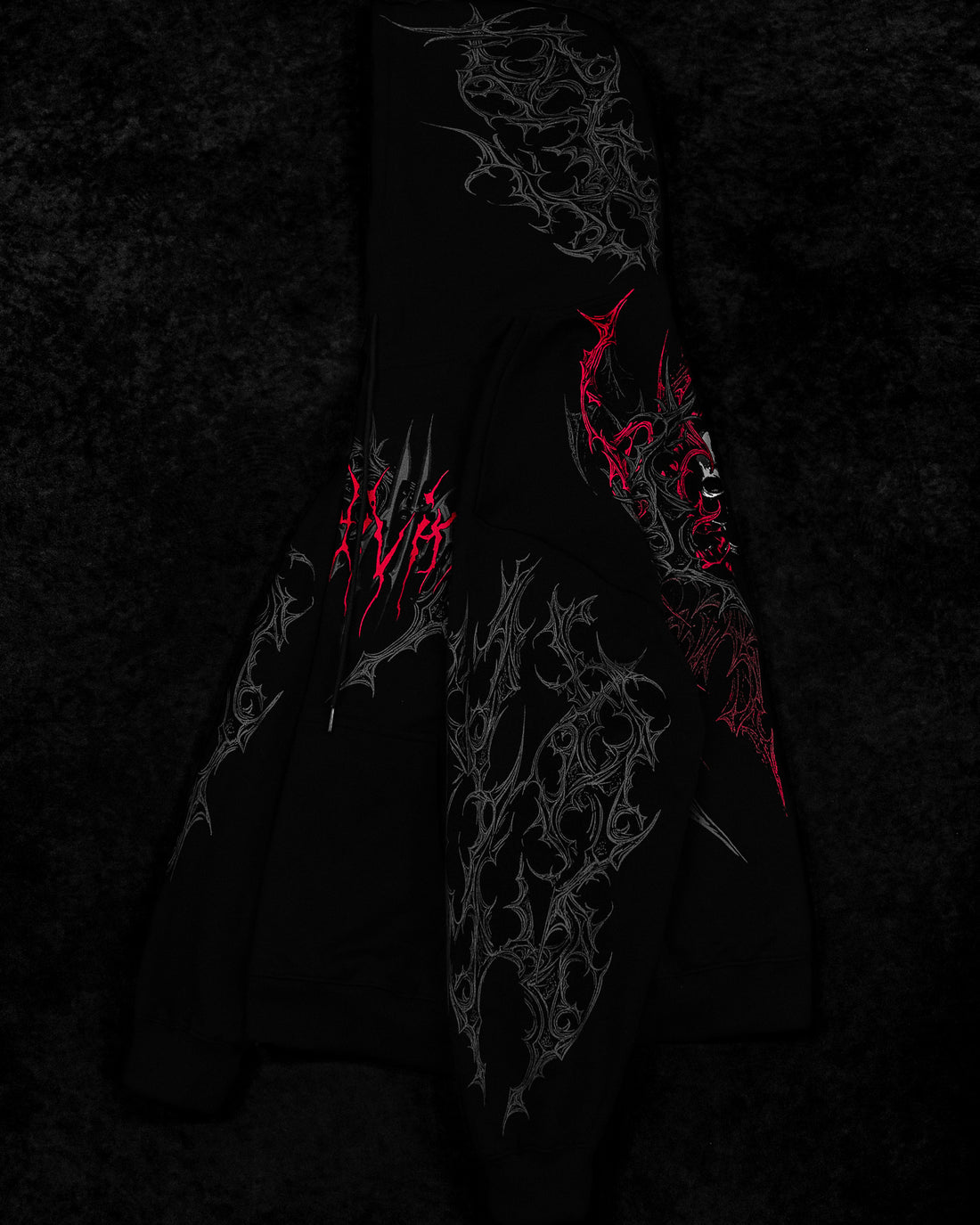 Deathwing Oversized Zip-up Hoodie [NIGHTMARE]