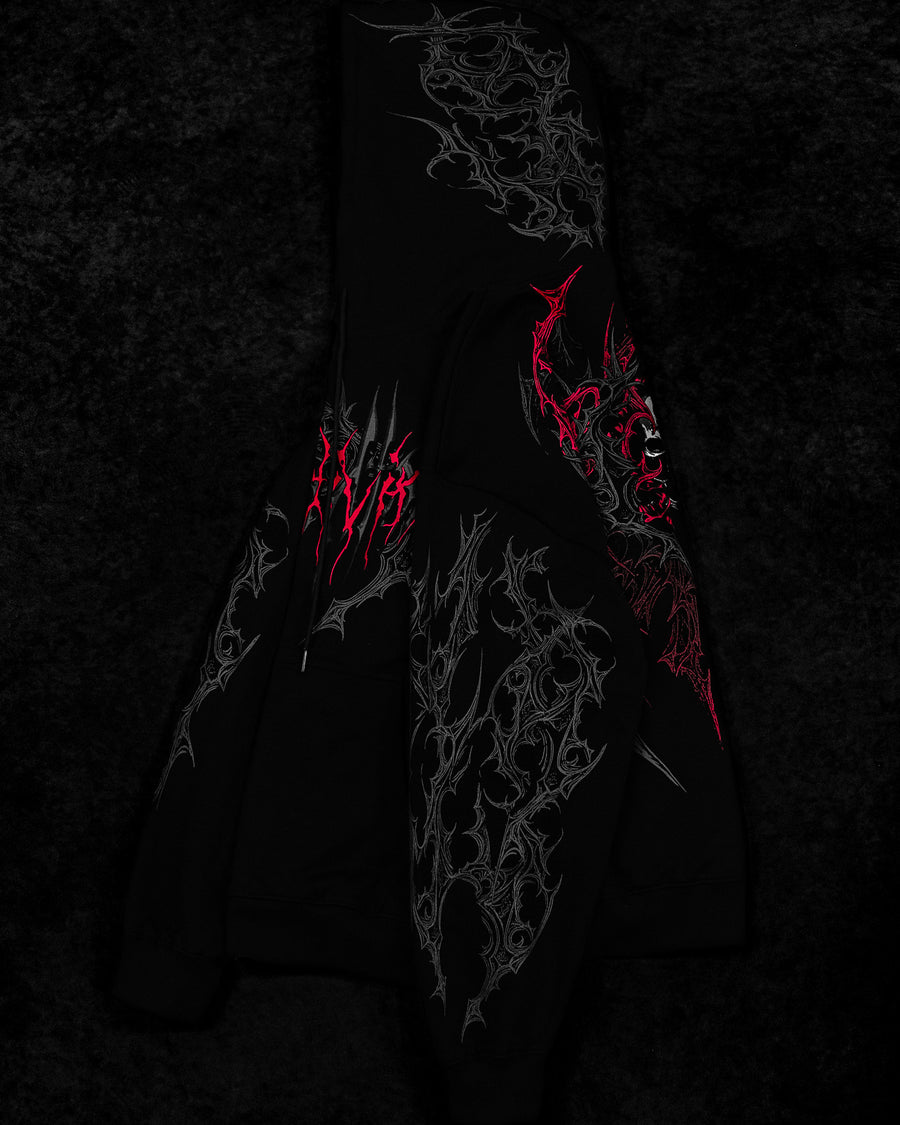 Deathwing Oversized Zip-up Hoodie [NIGHTMARE]