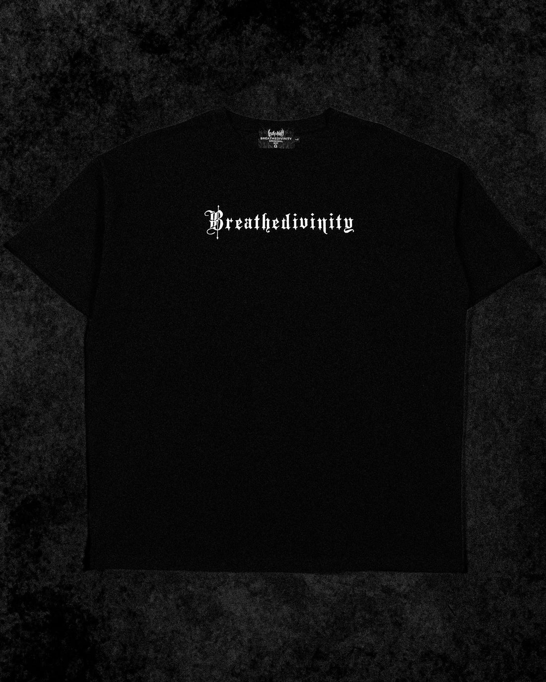 Elegant Lightweight Oversized Tee [VOID BLACK]