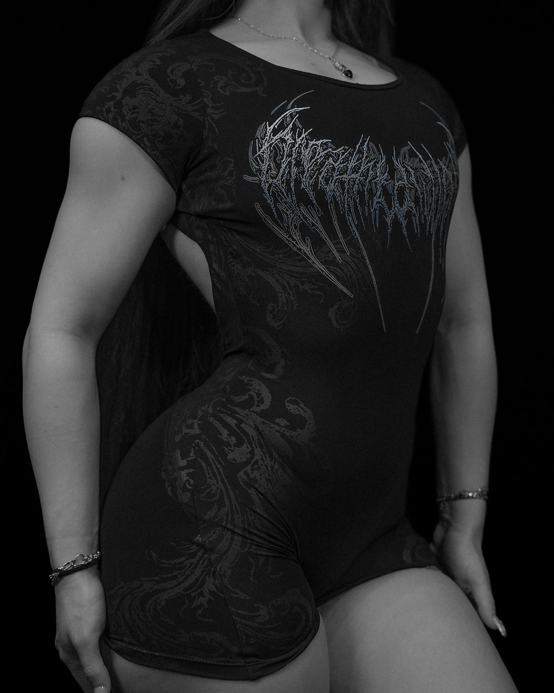 Womens Void Tech™ Boneveil Open Back Bodysuit [FROST]