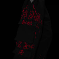 Women's Duskraven banana shaped Uncuffed Cargos [NIGHTMARE]