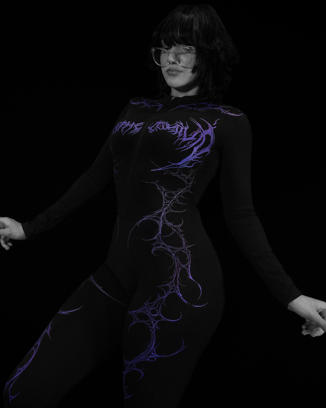 Women's Void Tech™ Black Noire Catsuit [DUSK]