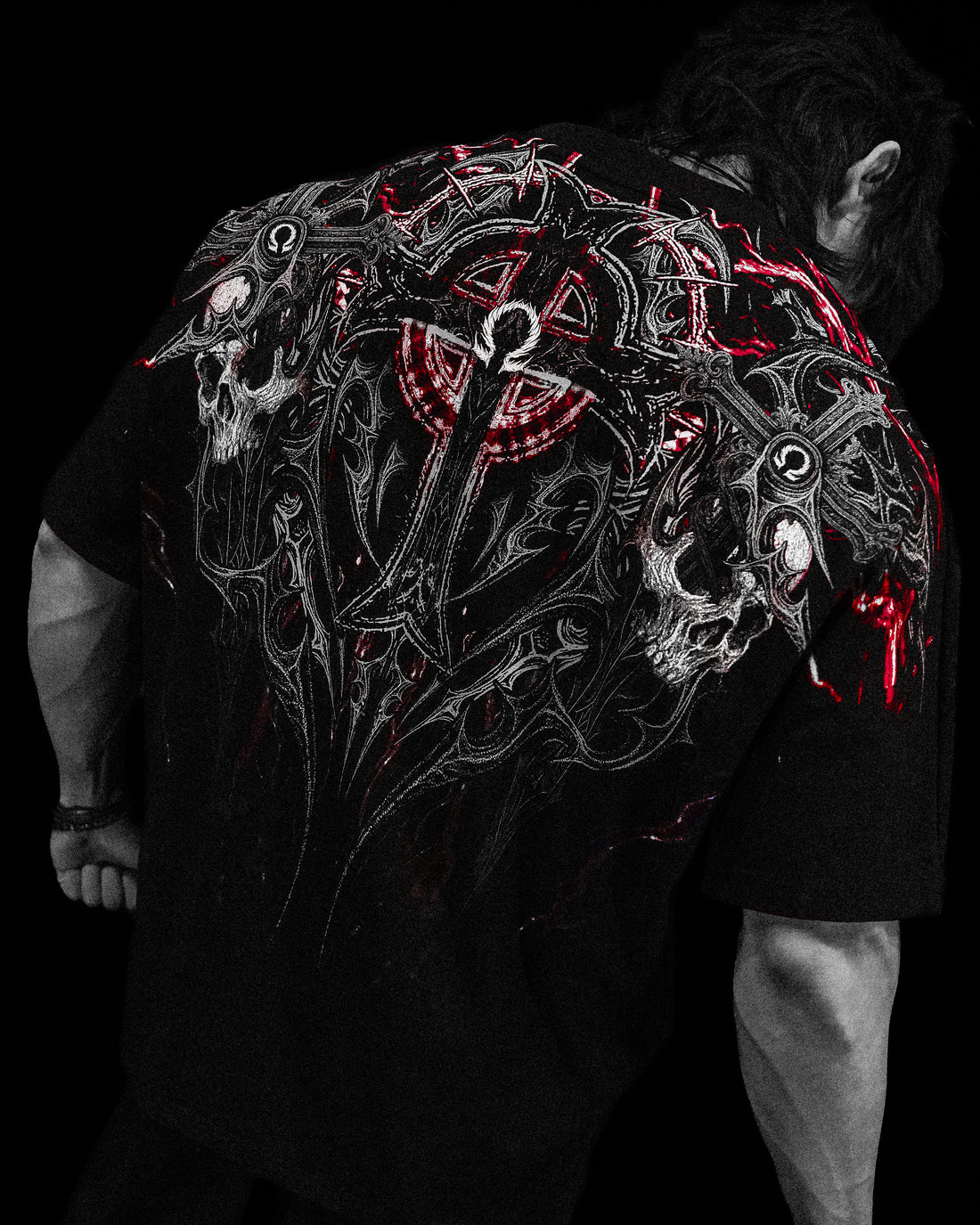 Resurrection Oversized T-shirt [HEAVENLY RED]