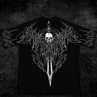 Bone Splitter Oversized T-shirt [VOID BLACK]