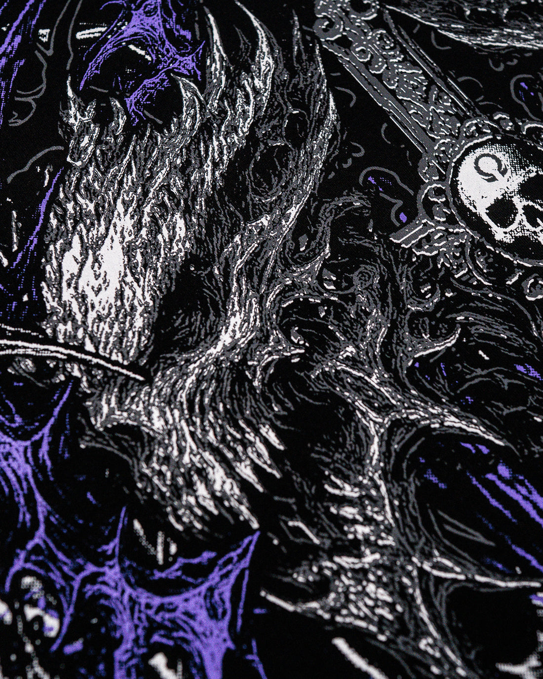 Hollow Souls Oversized T-shirt [HOLLOW PURPLE]