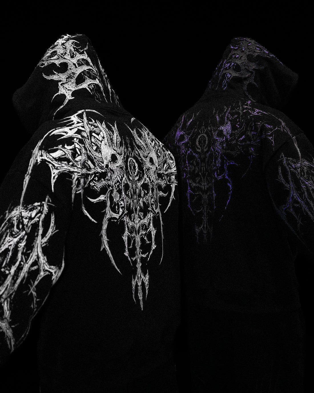 Nightreign Oversized pullover hoodie [VOID BLACK]