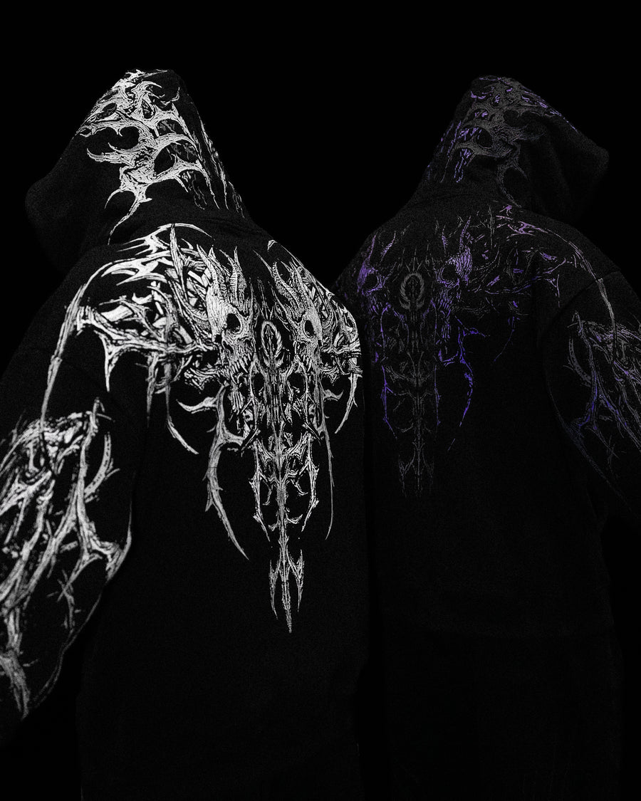 Nightreign Oversized pullover hoodie [VOID BLACK]