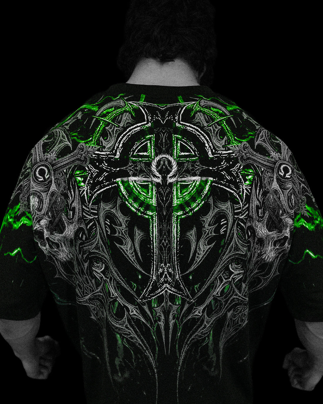 Resurrection Oversized T-shirt [NEON GREEN]