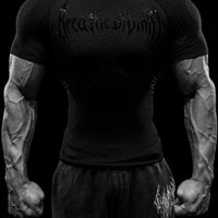 Doom Tech™  Armored Venom Texture Short sleeve Compression [DARKNESS]