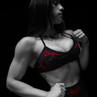 Women's Void Tech™ Cursemark Halter Sports Bra [NIGHTMARE]