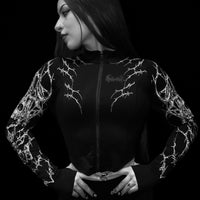 Women's Void Tech™ Widowmaker Zip-up Compression Jacket [VOID BLACK]