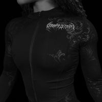 Women's Void Tech™ Boneveil Zip-up Longsleeve Compression [VOID BLACK]