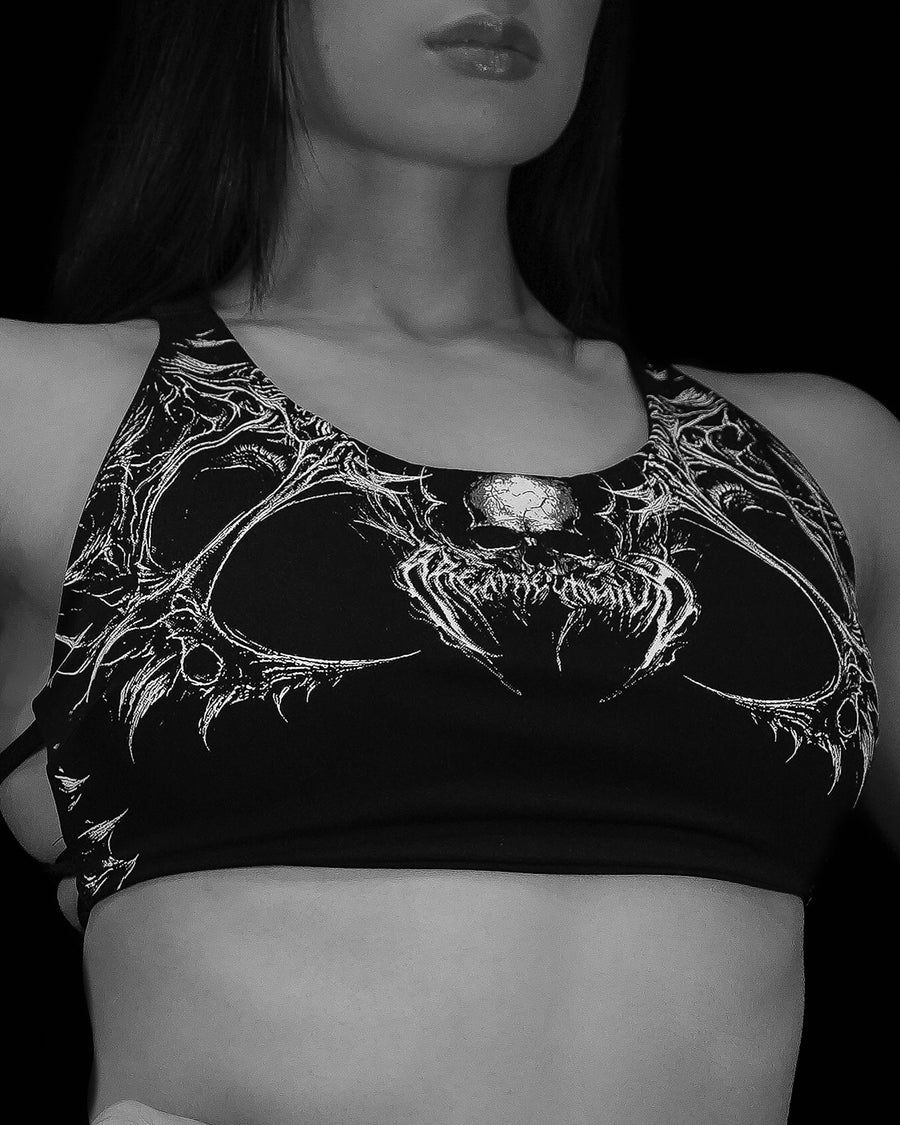 Women's Omen Void Tech™ Sports Bra [VOID BLACK] – Breathedivinity