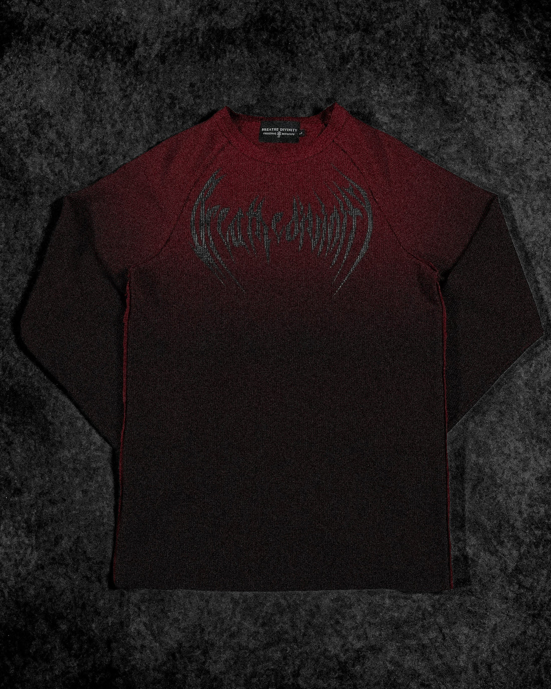 Mens Essential Thermal longsleeve T-shirt [CRIMSON]