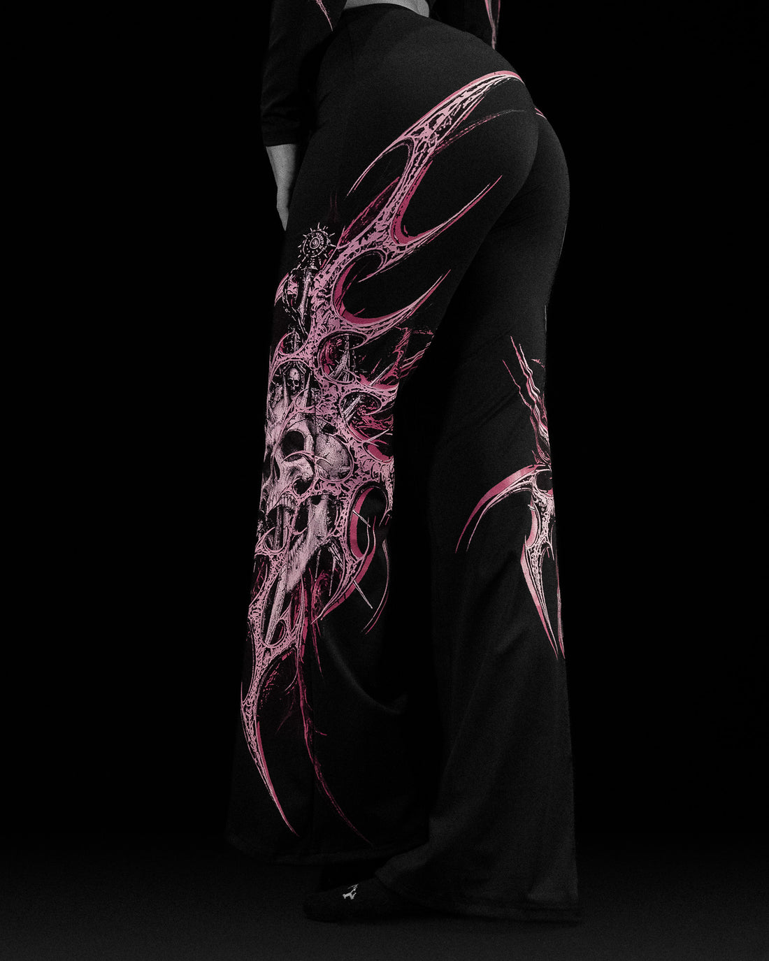 Void Tech™ Soul Decay Flared Leggings [BLOSSOM PINK]