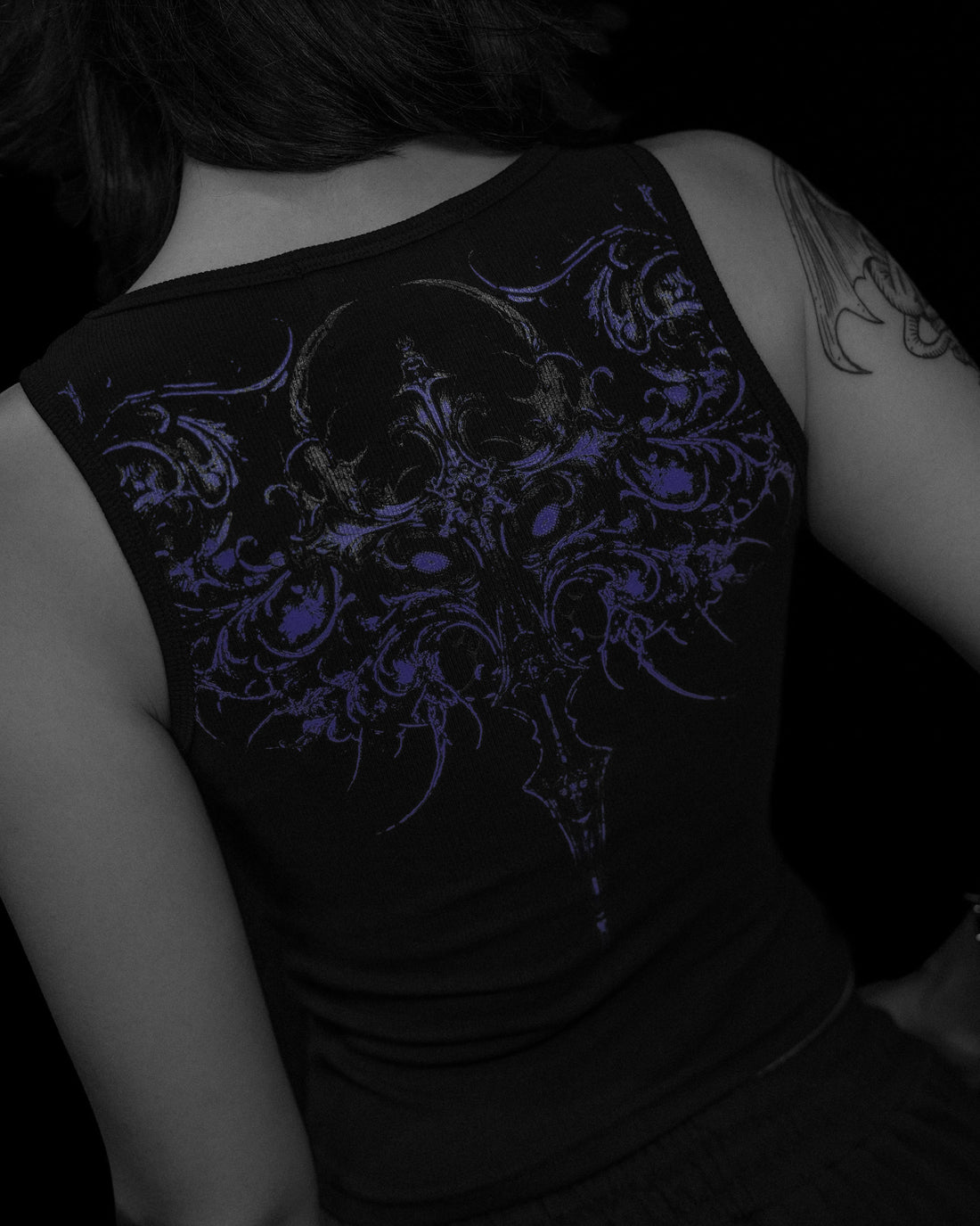 Women's Death Rose Tank Top [DUSK]